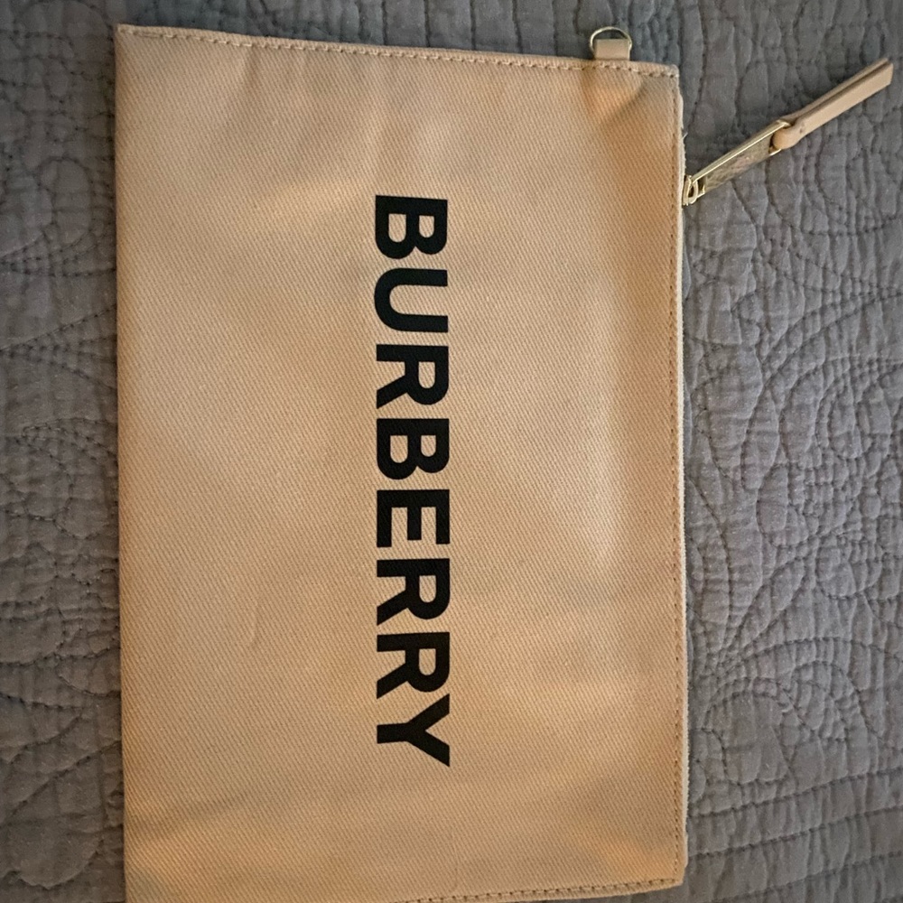 Burberry pouch / wristlet/ organizer
